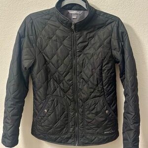 Eddie Bauer Black Quilted Jacket